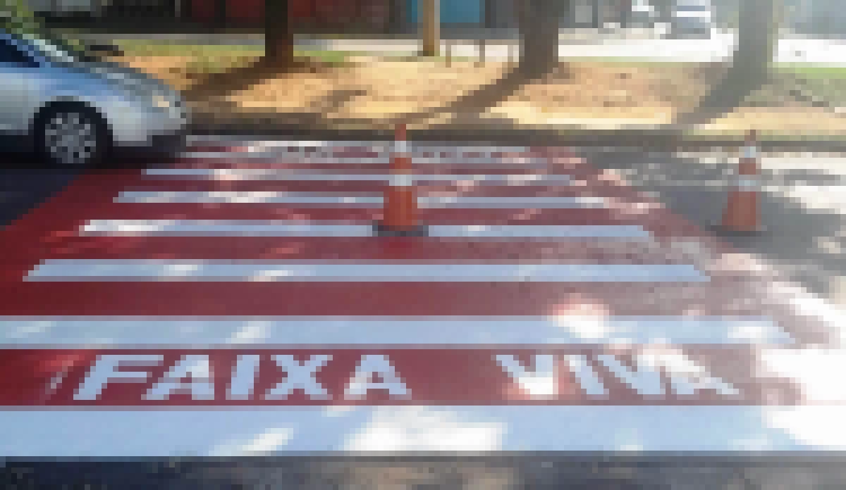 Prefeitura instala nova Faixa Viva no Parque Vitória Régia
