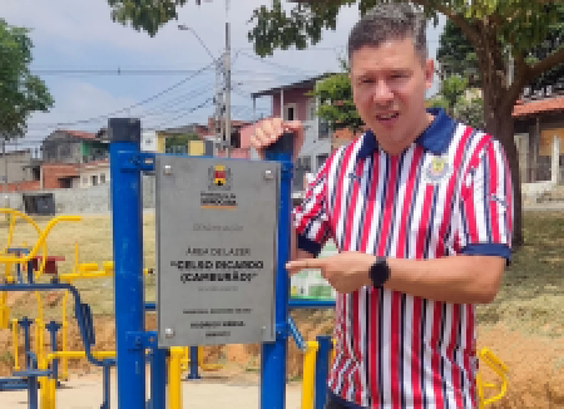 Área de lazer no Mineirão recebe nome de Celso Ricardo (Camburão) em homenagem a morador