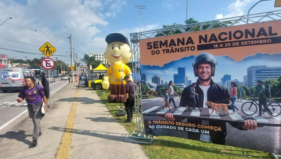 Ação educativa na Zona Norte de Sorocaba marca início da Semana Nacional de Trânsito