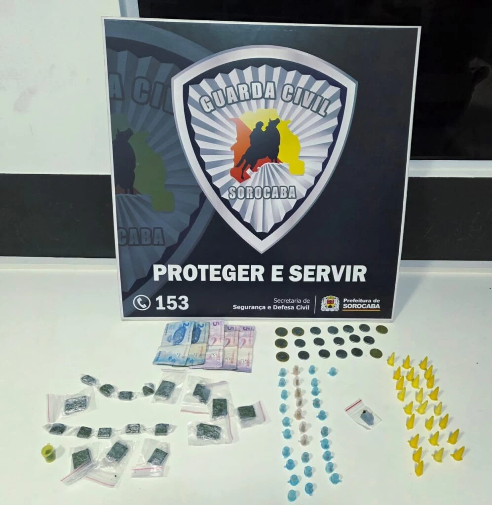 GCM prende casal por tráfico de drogas no Parque Vitória Régia