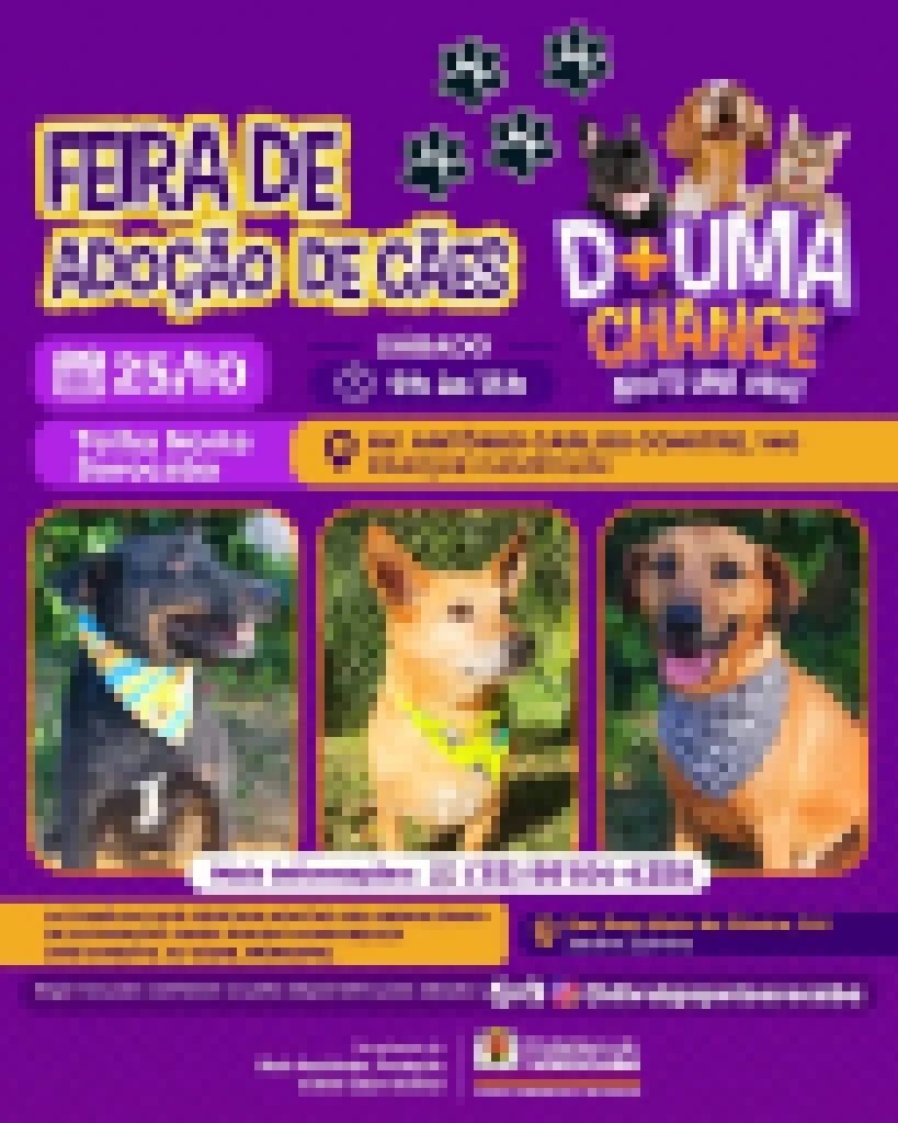 Prefeitura de Sorocaba promove dia de adoção de cães no Parque Campolim neste sábado (25)