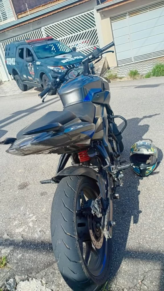 Motocicleta furtada é recuperada pela GCM no Jardim Sorocaba Park