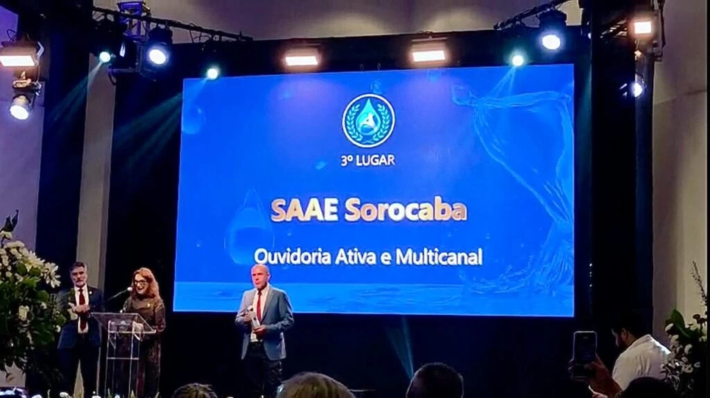 Saae/Sorocaba conquista 3º lugar em Ouvidoria na 1ª edição do Prêmio ARES-PCJ – Práticas de Destaque em Saneamento