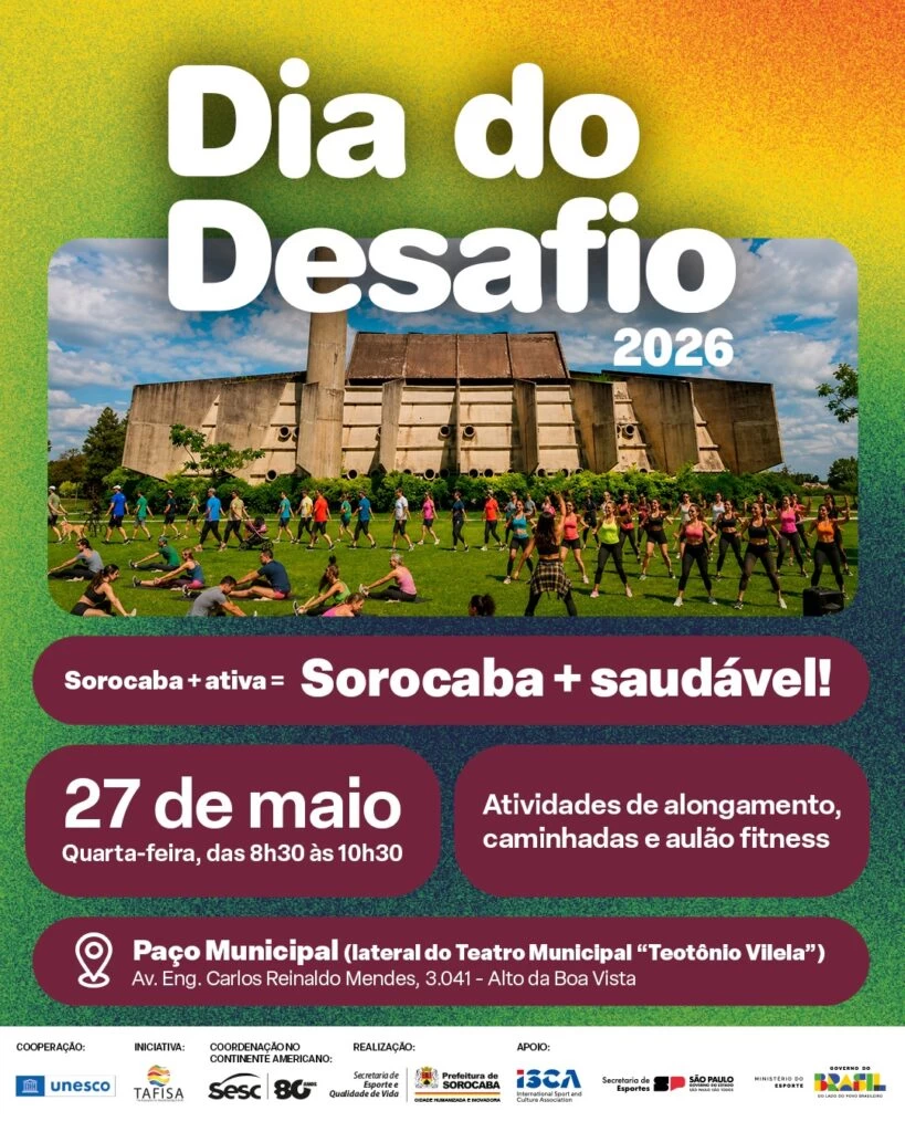 Prefeitura promove programação para o Dia do Desafio nesta quarta-feira (27)