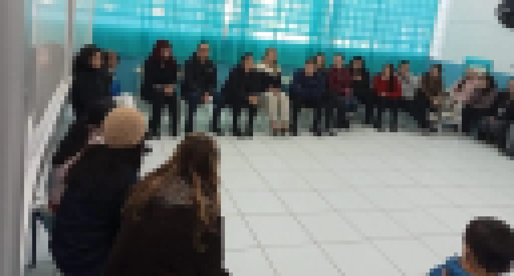 Roda de conversa no CEI-109 encerra campanha Maio Laranja