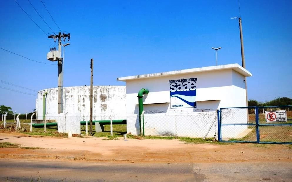 Saae/Sorocaba realiza manutenção preventiva no Centro de Distribuição Novo Éden nesta sexta-feira (1)