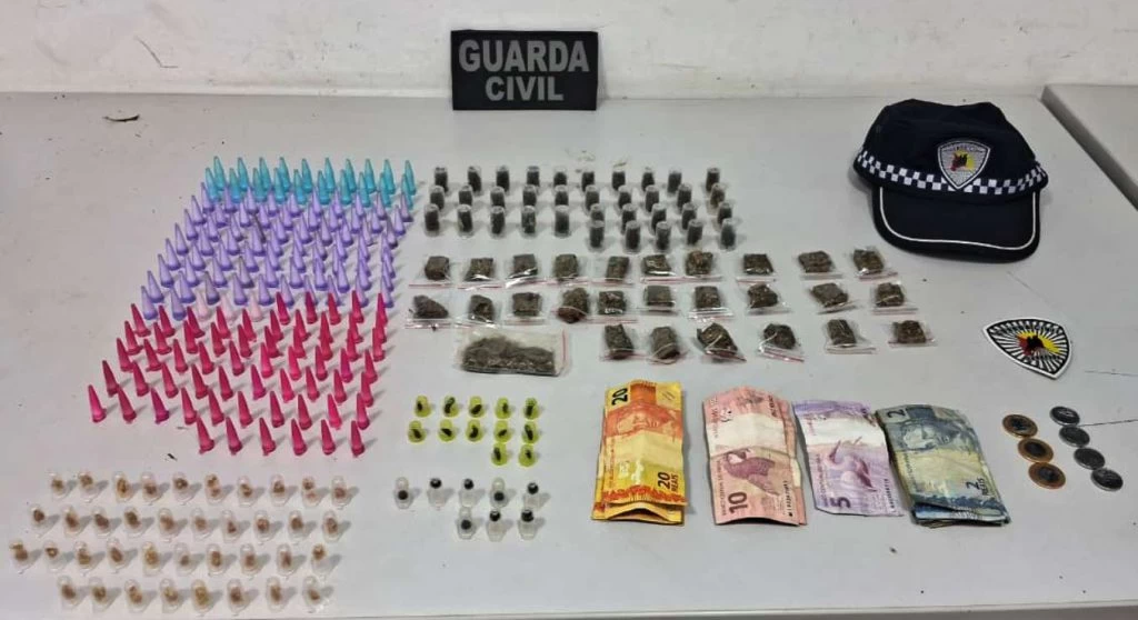 GCM apreende 276 porções de drogas no Éden e prende homem por tráfico