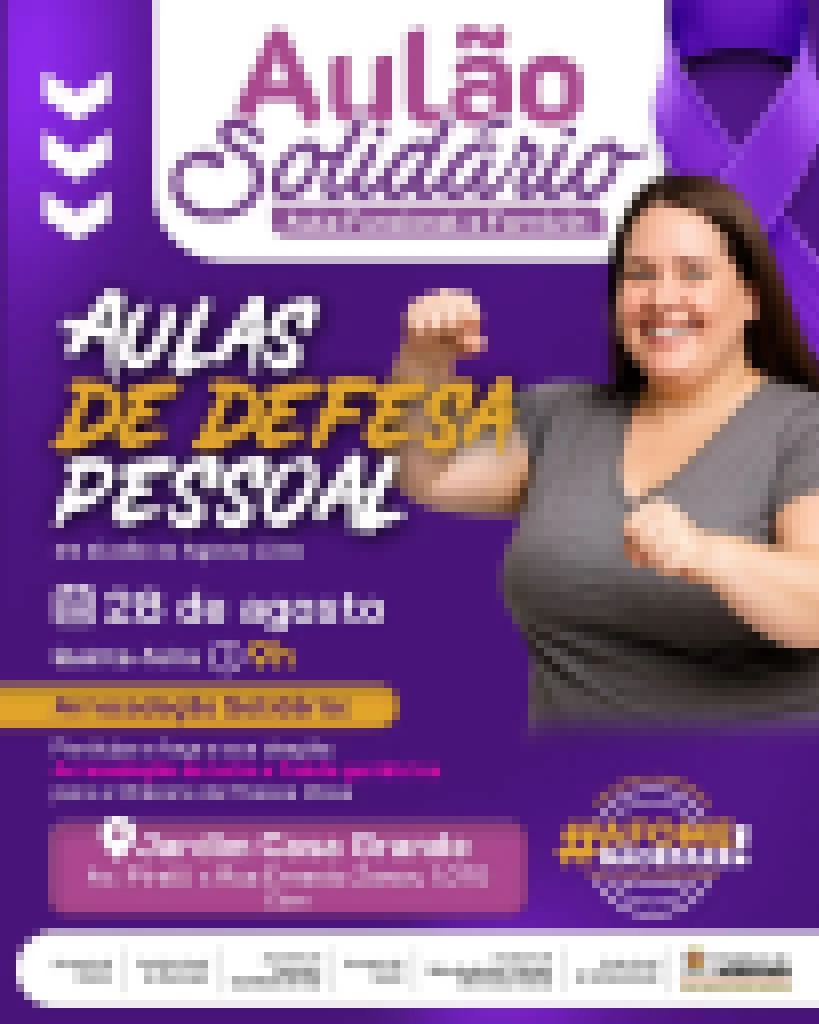 “Aulão Solidário” acontece no Éden nesta quinta-feira (28)