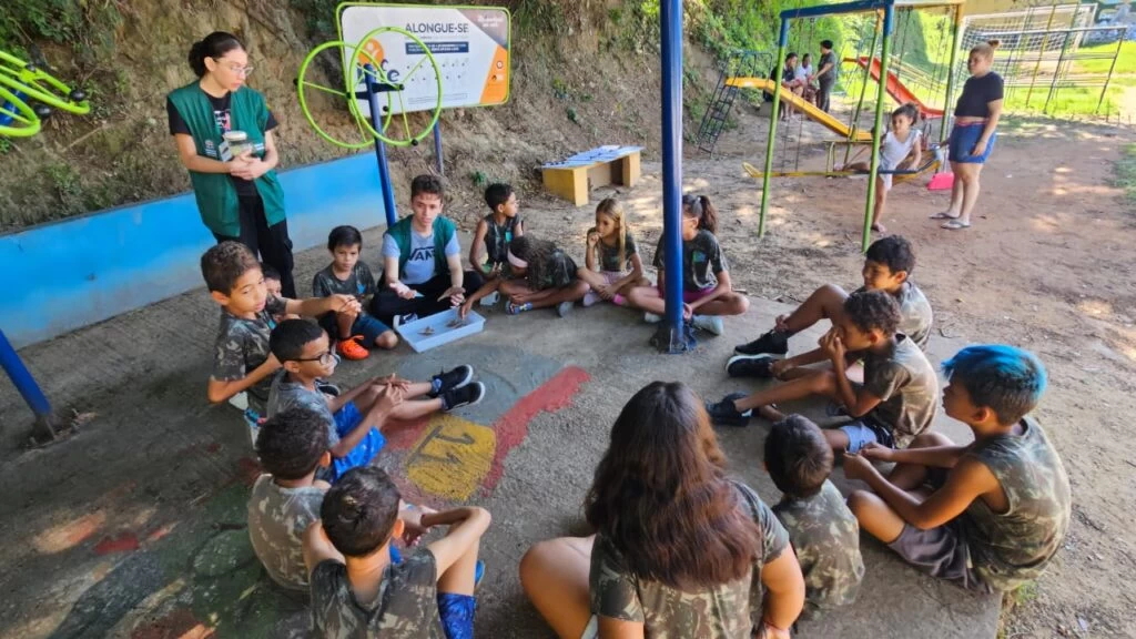 Encontro educativo apresenta a biodiversidade do Córrego da Água Vermelha