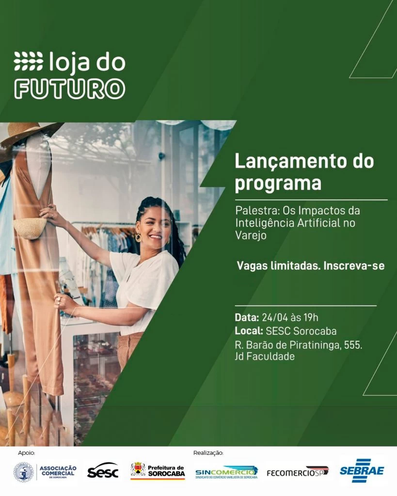 Lançamento do programa “Loja do Futuro” está com inscrições abertas