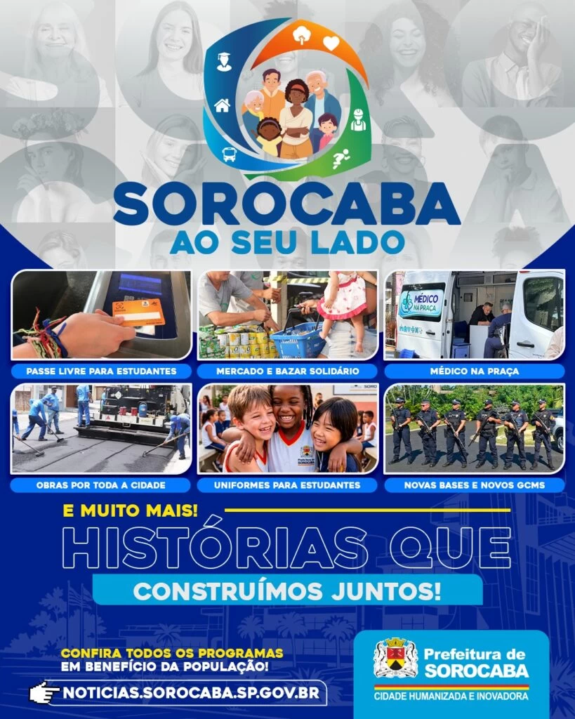 Prefeitura de Sorocaba anuncia lançamento da Campanha “Sorocaba ao seu lado”