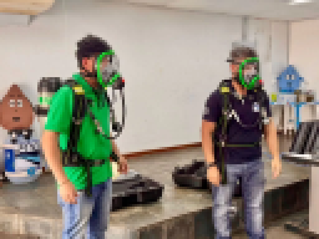 Saae/Sorocaba adquire equipamentos de respiração para segurança de trabalho em estações de tratamento de água