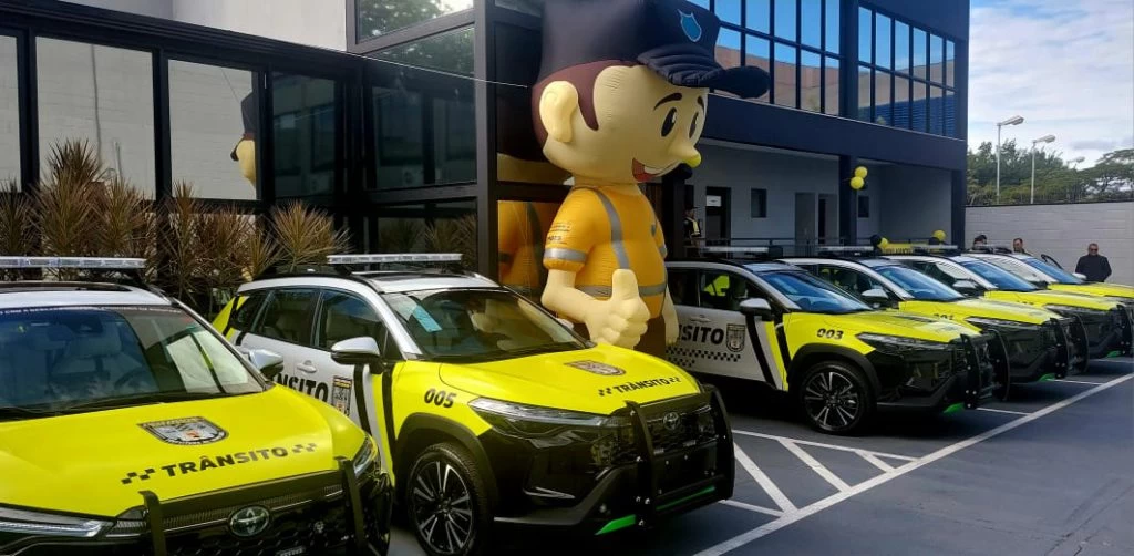Secretaria de Mobilidade recebe nove viaturas zero quilômetro para compor nova Força Especial Integrada