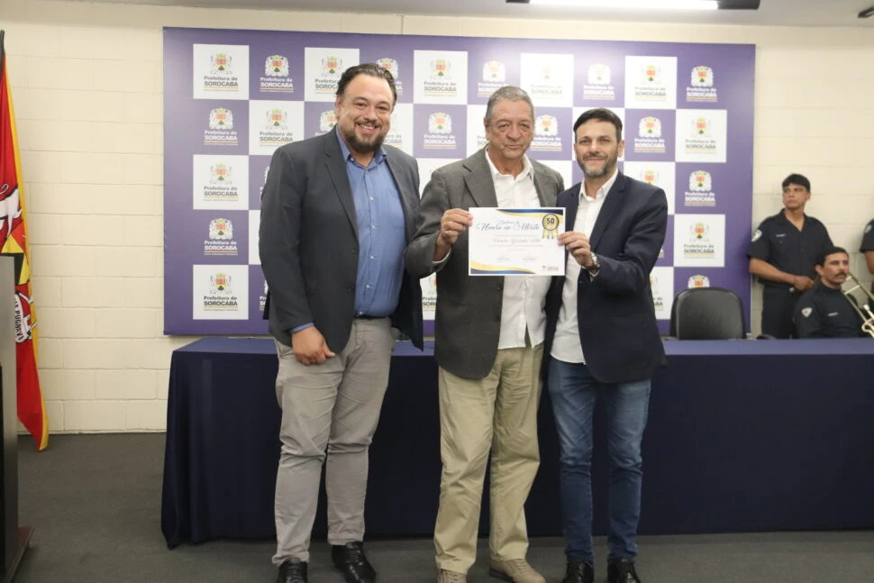 Cerimônia de Jubileu de Prata homenageia 73 servidores municipais da Prefeitura de Sorocaba