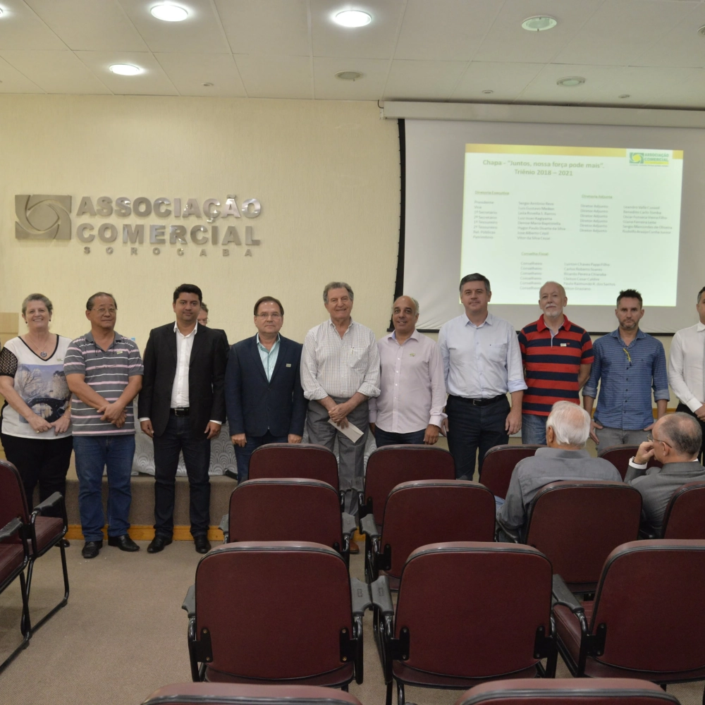 Sérgio Reze é eleito o novo presidente da Associação Comercial de Sorocaba