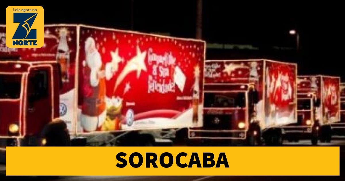 Caravana de Natal da Coca-Cola começa dia 29 de Novembro - Jornal Z Norte