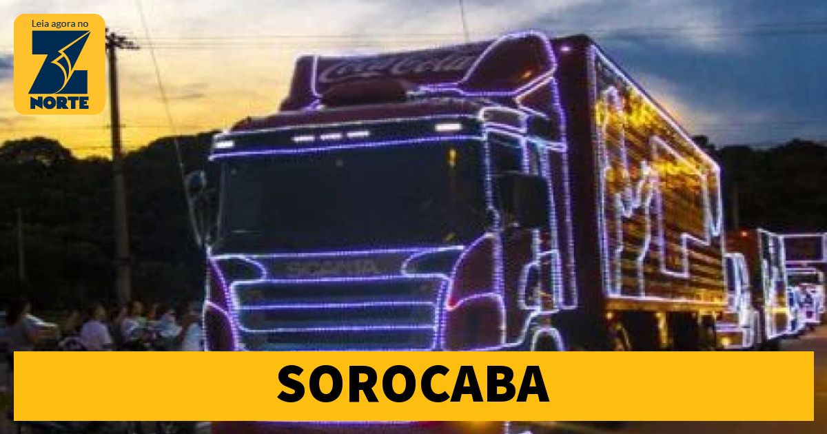 Caravana de Natal da Coca-Cola percorre hoje (17) o Central Parque e amanhã  (18) o Parque São Bento e Iperó - Jornal Z Norte