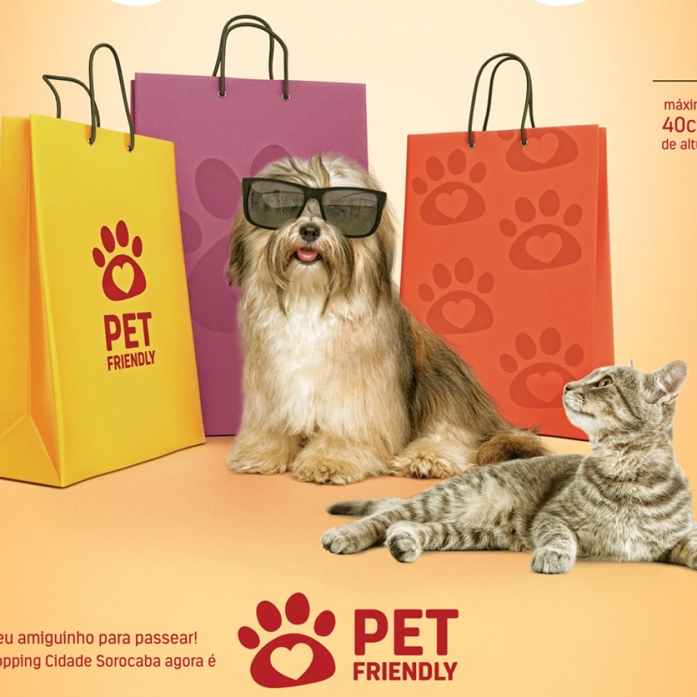 Shopping Cidade Sorocaba agora é Pet Friendly