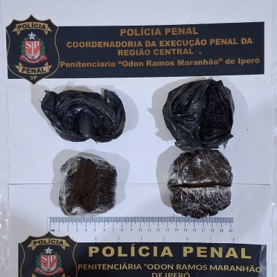 Mulher é flagrada com haxixe no sutiã ao tentar entrar na Penitenciária de Iperó