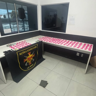 14º BAEP prende dupla por tráfico e apreende mais de 1.400 porções de cocaína em Brigadeiro Tobias, Sorocaba