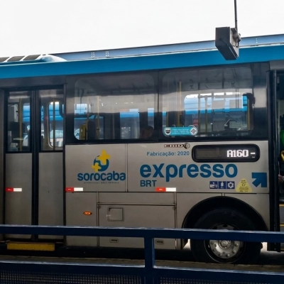 BRT Sorocaba transforma garagem de ônibus em ponto de cuidado com a saúde dos funcionários