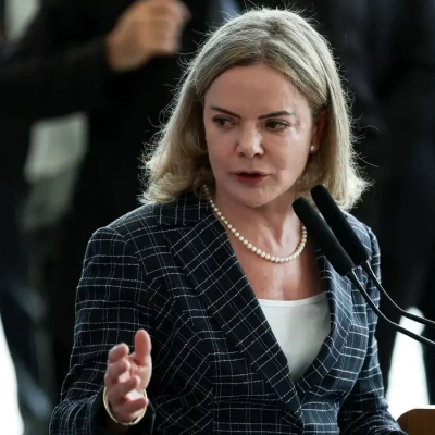 Derrite como relator do PL Antifacção contamina debate, diz Gleisi