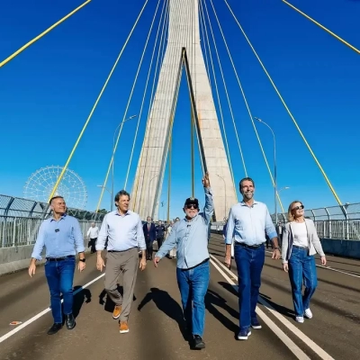 Lula inaugura ponte em Foz do Iguaçu e critica quem constrói “muros”