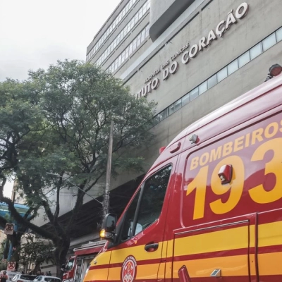 Incêndio atinge o Instituto do Coração, em São Paulo