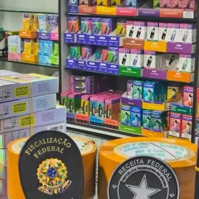 Anvisa e Receita Federal apreendem 25 mil cigarros eletrônicos