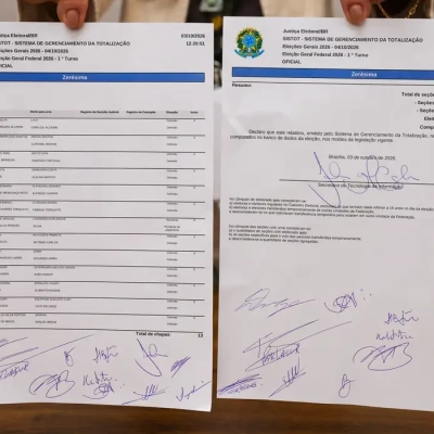 TSE faz teste final de sistemas e emite zerézima