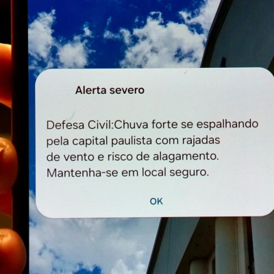 Do alerta à chuva: veja como funciona o Cell Broadcast e o que fazer em temporais em SP