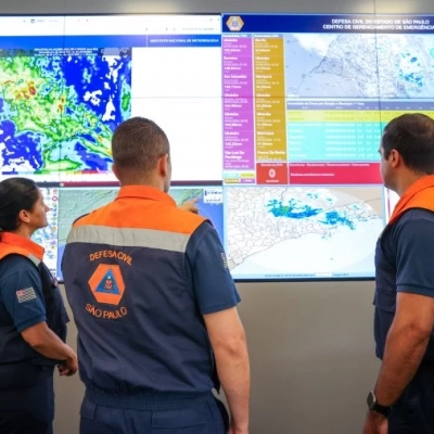 Defesa Civil de São Paulo alerta para primeira frente fria do inverno com chuva, ventos e queda de temperatura