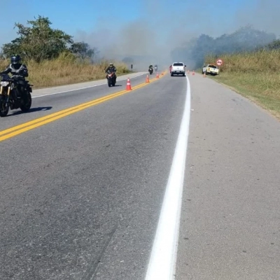 Queimadas nas rodovias: saiba o que fazer ao encontrar sinais de incêndio