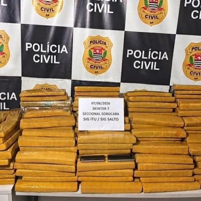 Polícia Civil prende homem com mais de 300 tijolos de maconha escondidos em carga de alho na Castello Branco