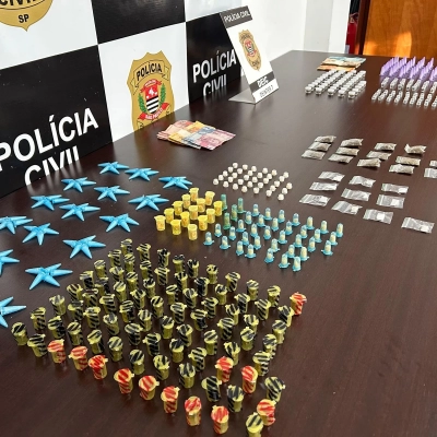 Polícia Civil apreende 500 porções de drogas em condomínio de Sorocaba