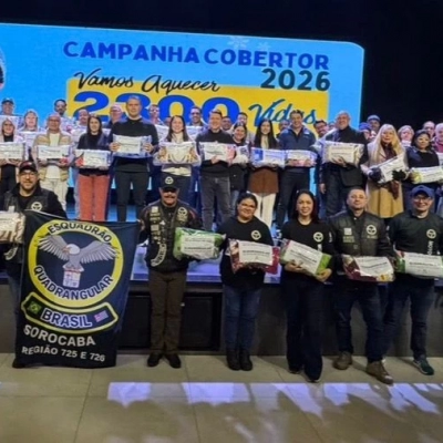 Igreja Quadrangular de Sorocaba arrecada 2.300 mil cobertores em campanha solidária