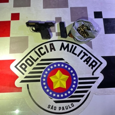 Polícia Militar prende homem por posse ilegal de arma em Votorantim