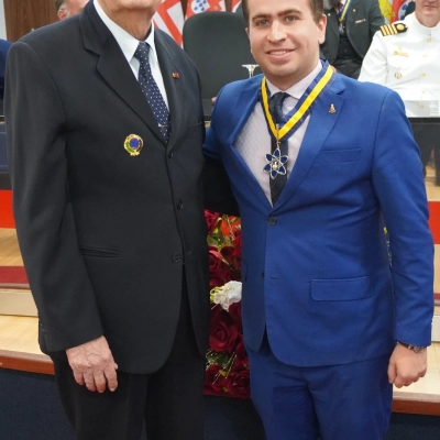 Ítalo Moreira recebe o "Colar Almirante Álvaro Mota e Silva" pelo seu trabalho em prol da tecnologia e inovação em Sorocaba