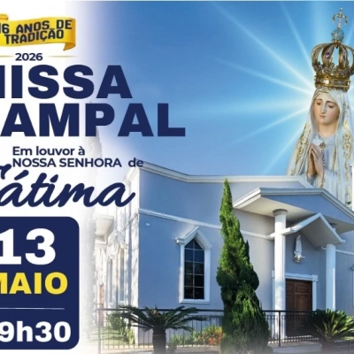 16ª Missa Campal de Nossa Senhora de Fátima deve reunir cerca de 5 mil fiéis