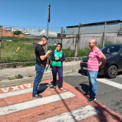 Cristiano Passos coleta demandas sobre mobilidade na Vila Lucy