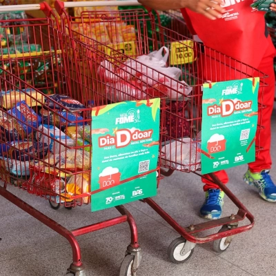 Dia D arrecada alimentos para o Natal Sem Fome neste sábado em Sorocaba