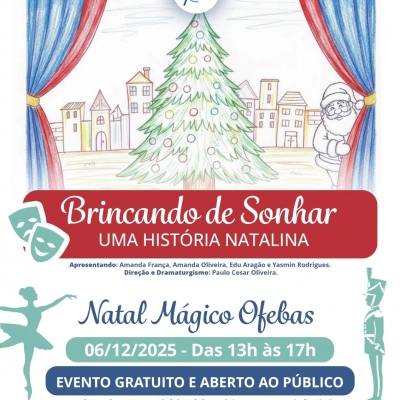 “Natal Mágico Ofebas” leva teatro de rua e atividades recreativas para crianças do Vitória Régia, em Sorocaba