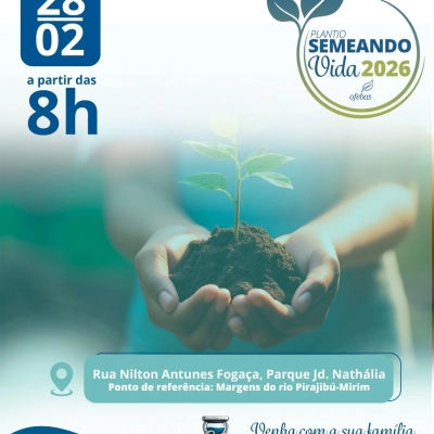 Ofebas promove plantio de mudas na região do Éden, em Sorocaba