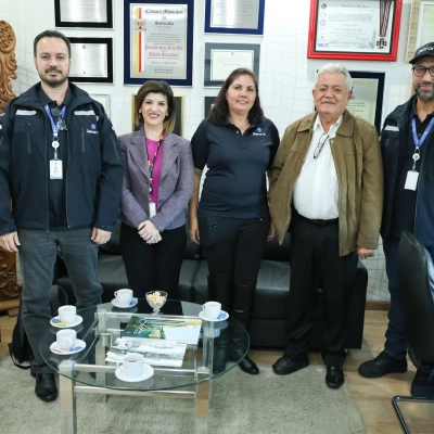 Presidente da Câmara recebe superintendente do Detran e celebra parceria em ações de comunicação