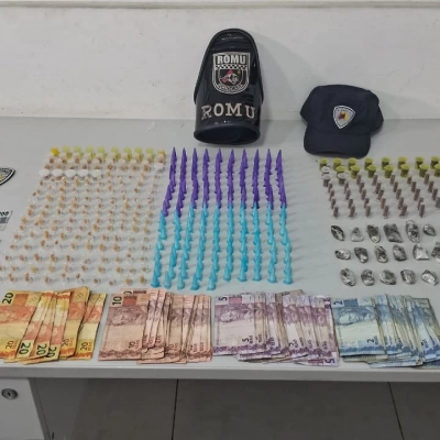 GCM apreende 426 porções de drogas durante operação integrada em área no Jardim dos Estados