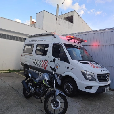 Polícia Militar localiza dentro de uma residência no Jardim Brasilândia motocicleta que havia sido furtada