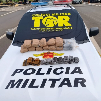 Drogas em forro de carro: Homem é preso pela polícia rodoviária na SP-280