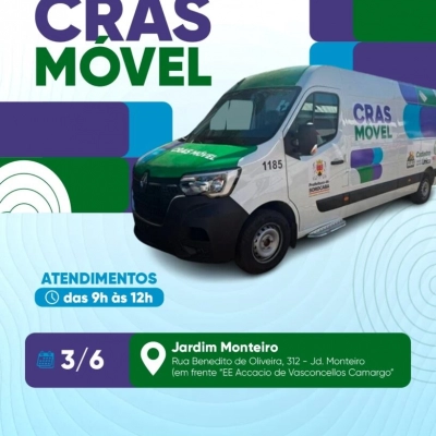 Prefeitura de Sorocaba leva Cras Móvel ao Jardim Monteiro na próxima quarta-feira (3)