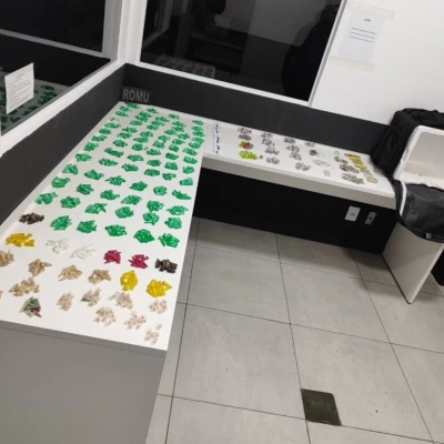 GCM apreende 1.183 porções de drogas no Parque São Bento