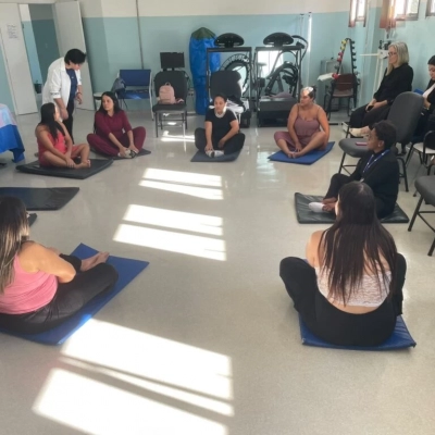 Encontro reúne gestantes no Cras Laranjeiras